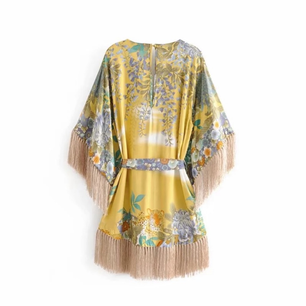 5⭐️Favorite Boho Gypsy Willow Tassel Dress - Picture 4 of 8